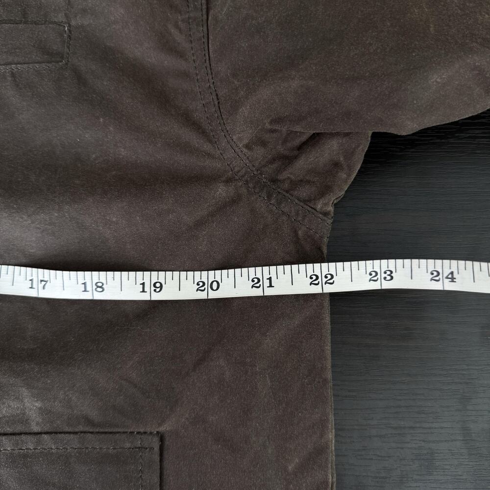 Schaefer Outfitter Rangewax Summit Jacket Mens Medium Brown Waxed Cotton Western - Picture 12 of 14